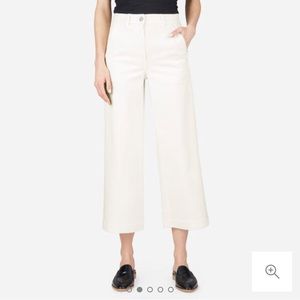 Everlane wide leg crop pant
